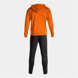 Tracksuit for Adults Joma Sport PhoenIX II Black Children's Men 2 Pieces