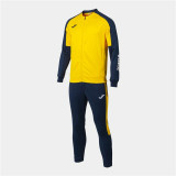 Tracksuit for Adults Joma Sport Eco Championship Yellow Navy Blue Children's Men 2 Pieces