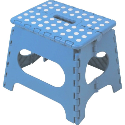 Marbueno Folding Stool Plastic Assorted Color 33x26.5x27 cm Garden 10534