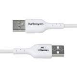 USB Cable Startech USB2AC1MNCWHE White 1 m