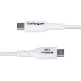 USB Cable Startech USB2AC1MNCWHE White 1 m