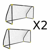 Set of 2 football goals Ociotrends 180 x 91 x 120 cm