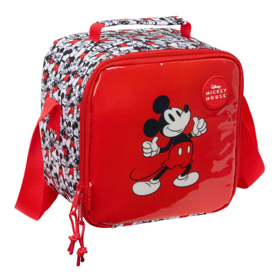 Thermal Lunchbox Mickey Mouse Clubhouse White Red 20 x 20 x 15 cm