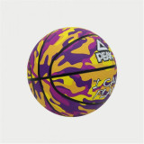Basketball Ball Peak Peak Camo Ball Yellow Purple (Size 5)