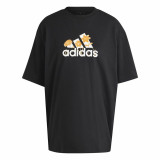Women’s Short Sleeve T-Shirt Adidas Flower Pack Bos Black