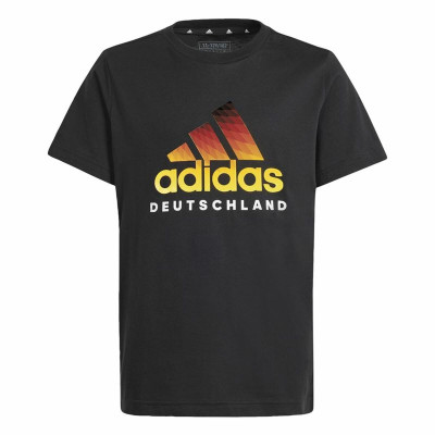 Short Sleeve T-Shirt Adidas Deutschland Black
