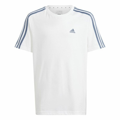 Child's Short Sleeve T-Shirt Adidas Essentials White