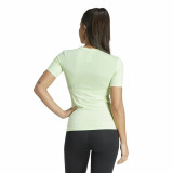 Women’s Short Sleeve T-Shirt Adidas Essentials Techfit Train Lime green Light Green