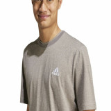 Men’s Short Sleeve T-Shirt Adidas Seasonal Essentials Brown Light grey