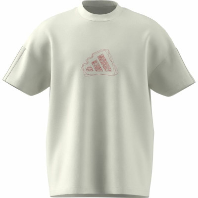 Men’s Short Sleeve T-Shirt Adidas All Szn Graphic Seasonal White