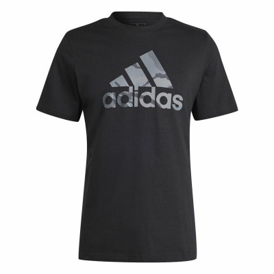 Men’s Short Sleeve T-Shirt Adidas Camo G 1 Black