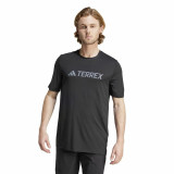 Men’s Short Sleeve T-Shirt Adidas Mt Log Tech Black