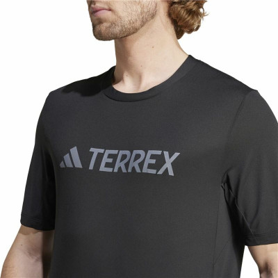 Men’s Short Sleeve T-Shirt Adidas Mt Log Tech Black