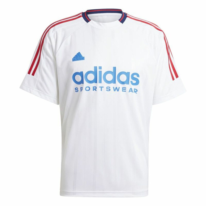 Men’s Short Sleeve T-Shirt Adidas Tiro Nations Pack White