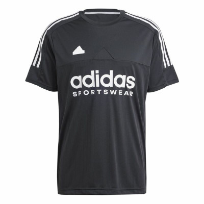 Men’s Short Sleeve T-Shirt Adidas Tiro Q1 Black