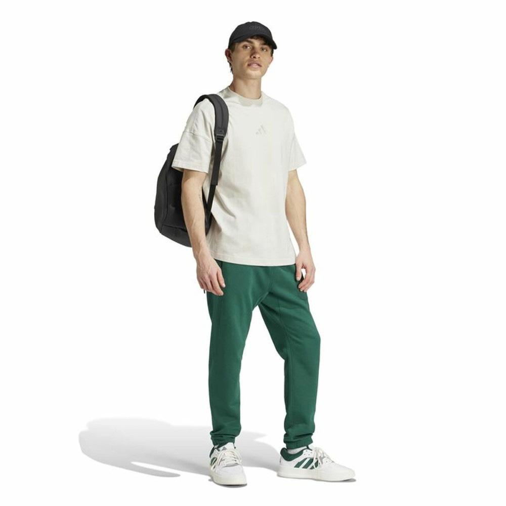 Men’s Short Sleeve T-Shirt Adidas All Szn White Beige