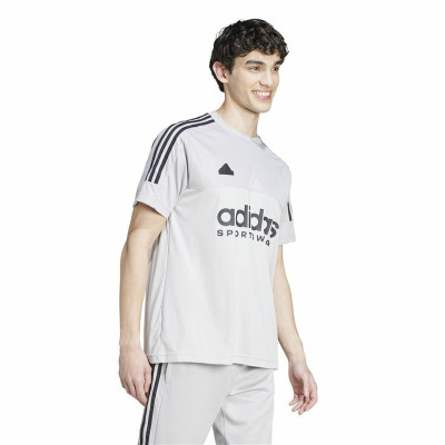 Men’s Short Sleeve T-Shirt Adidas Tiro Grey