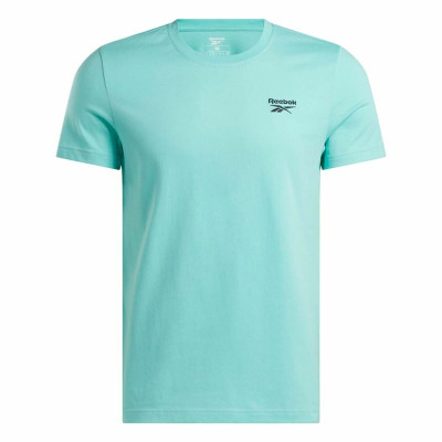 Men’s Short Sleeve T-Shirt Reebok Identity Smal Blue Sky blue