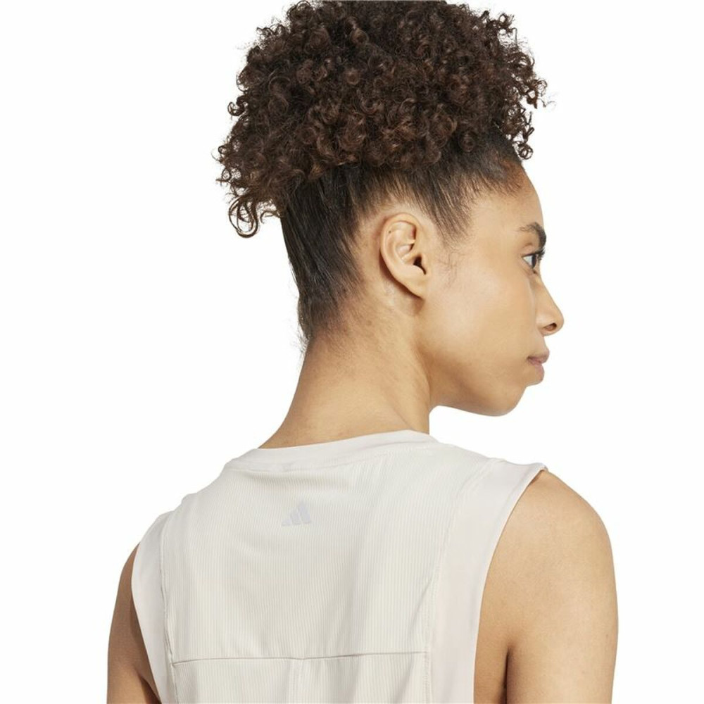 Tank Top Women Adidas Studio Beige