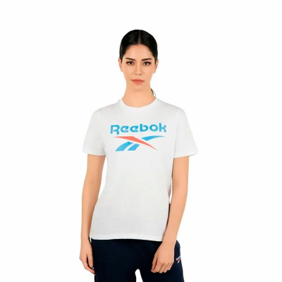 Women’s Short Sleeve T-Shirt Reebok Reebok Identity White