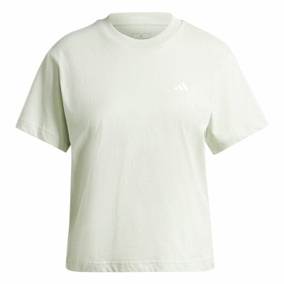 Women’s Short Sleeve T-Shirt Adidas Essentials Small Logo Green