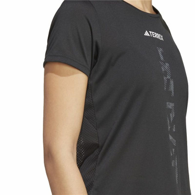 Women’s Short Sleeve T-Shirt Adidas Agr Shirt Black