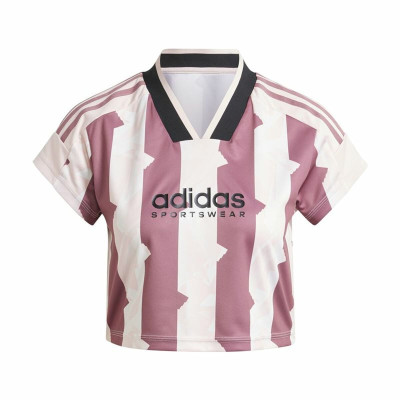 Women’s Short Sleeve T-Shirt Adidas Tiro Cut Pink