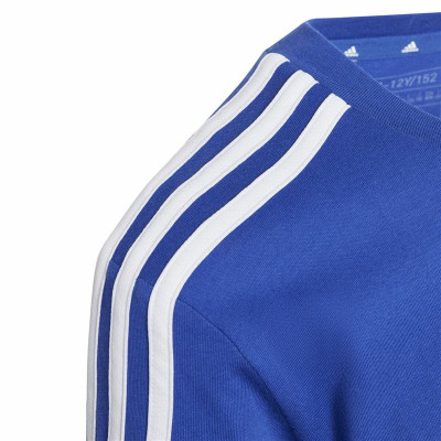 Child's Short Sleeve T-Shirt Adidas 3S Tib Blue