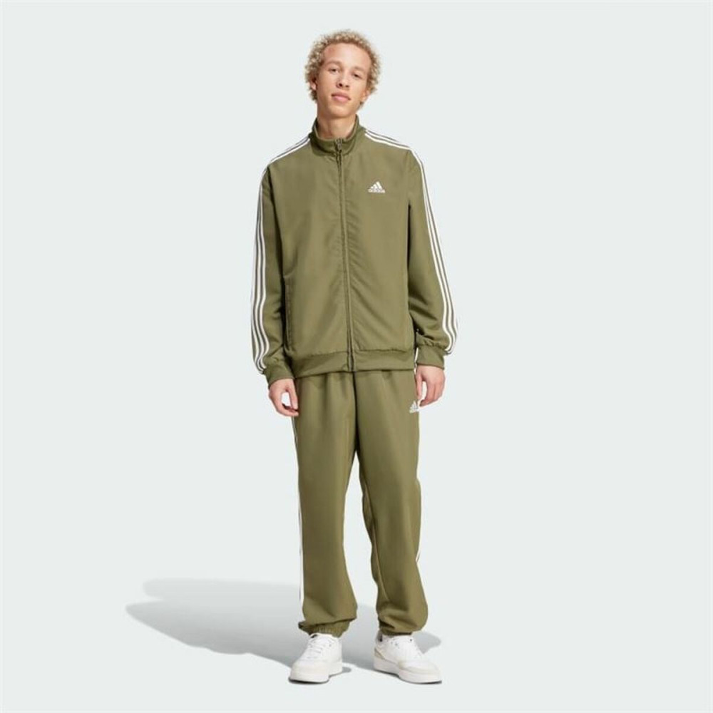 Tracksuit Adidas Basic 3S Woven Green Men