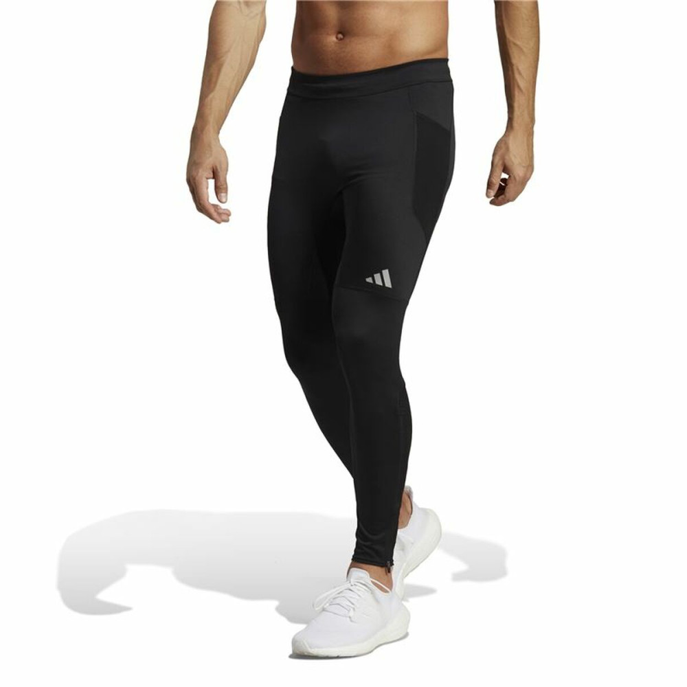 Sports Leggings for Men Adidas Saturday Black
