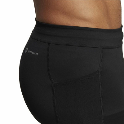 Sports Leggings for Men Adidas Saturday Black