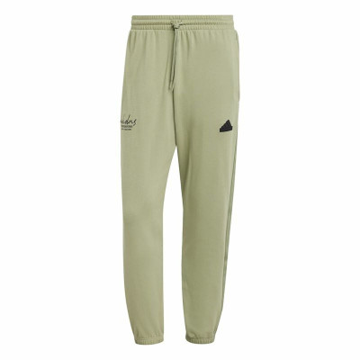 Long Sports Trousers Adidas Brand Love French Terry Green Men