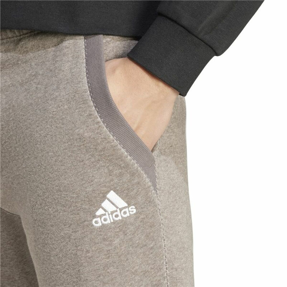Long Sports Trousers Adidas Seasonal Essentials Melange Beige Men