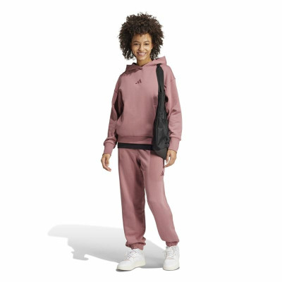 Long Sports Trousers Adidas All Szn French Terry Loose Pink Lady