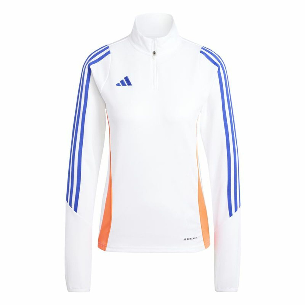 Women’s Sweatshirt without Hood Adidas Tiro24 Training White