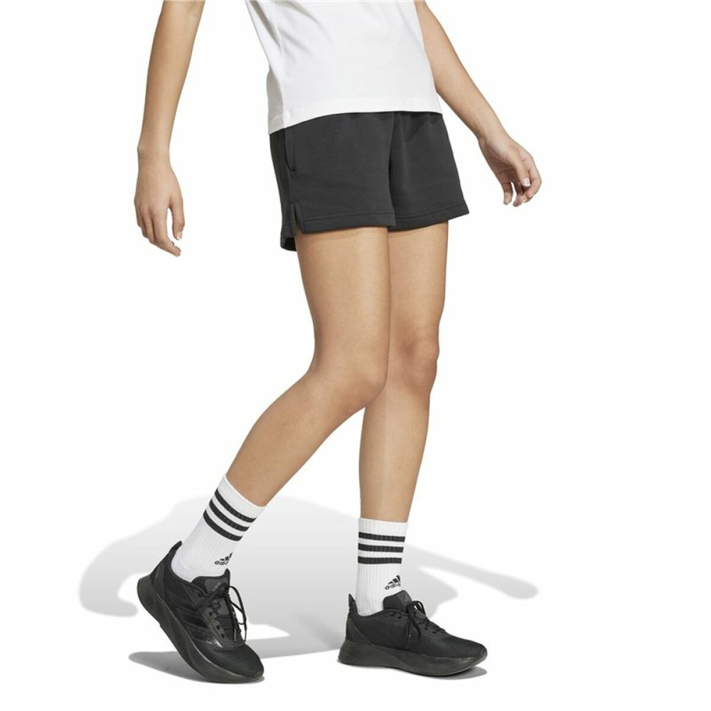 Sports Shorts Adidas Essentials Small Logo Fleece Shorts Black