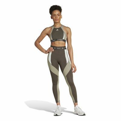 Sport leggings for Women Adidas Techfit 7/8 Colorblock Grey