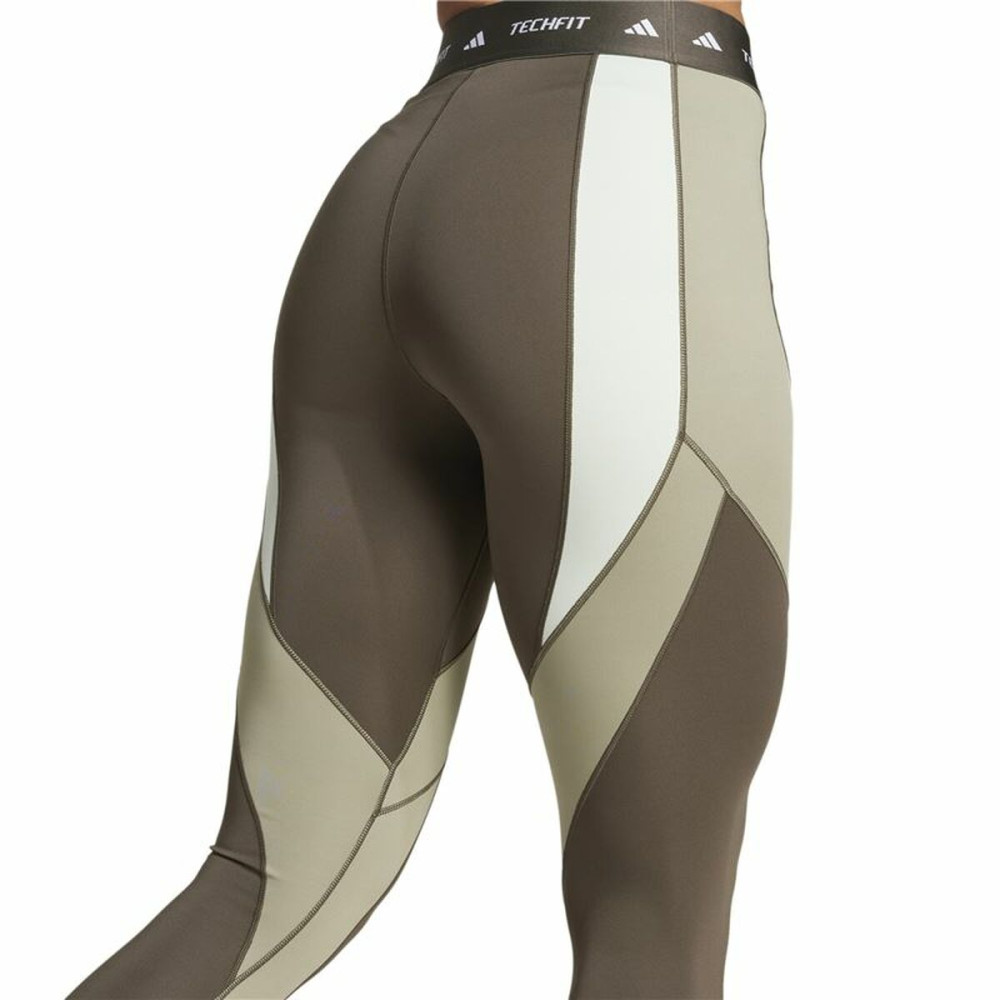Sport leggings for Women Adidas Techfit 7/8 Colorblock Grey