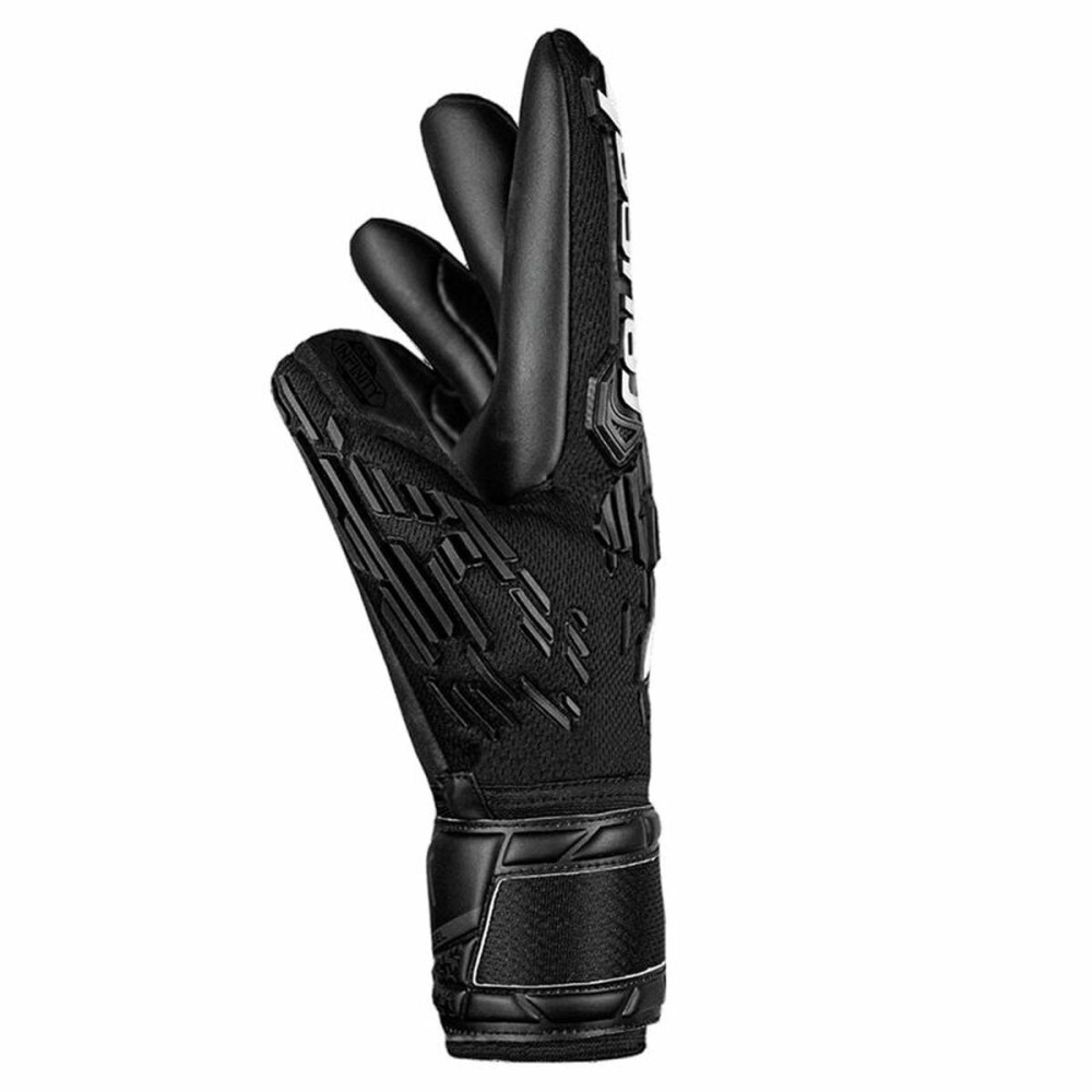 Goalkeeper Gloves Reusch Attrakt Freegel Black Adults