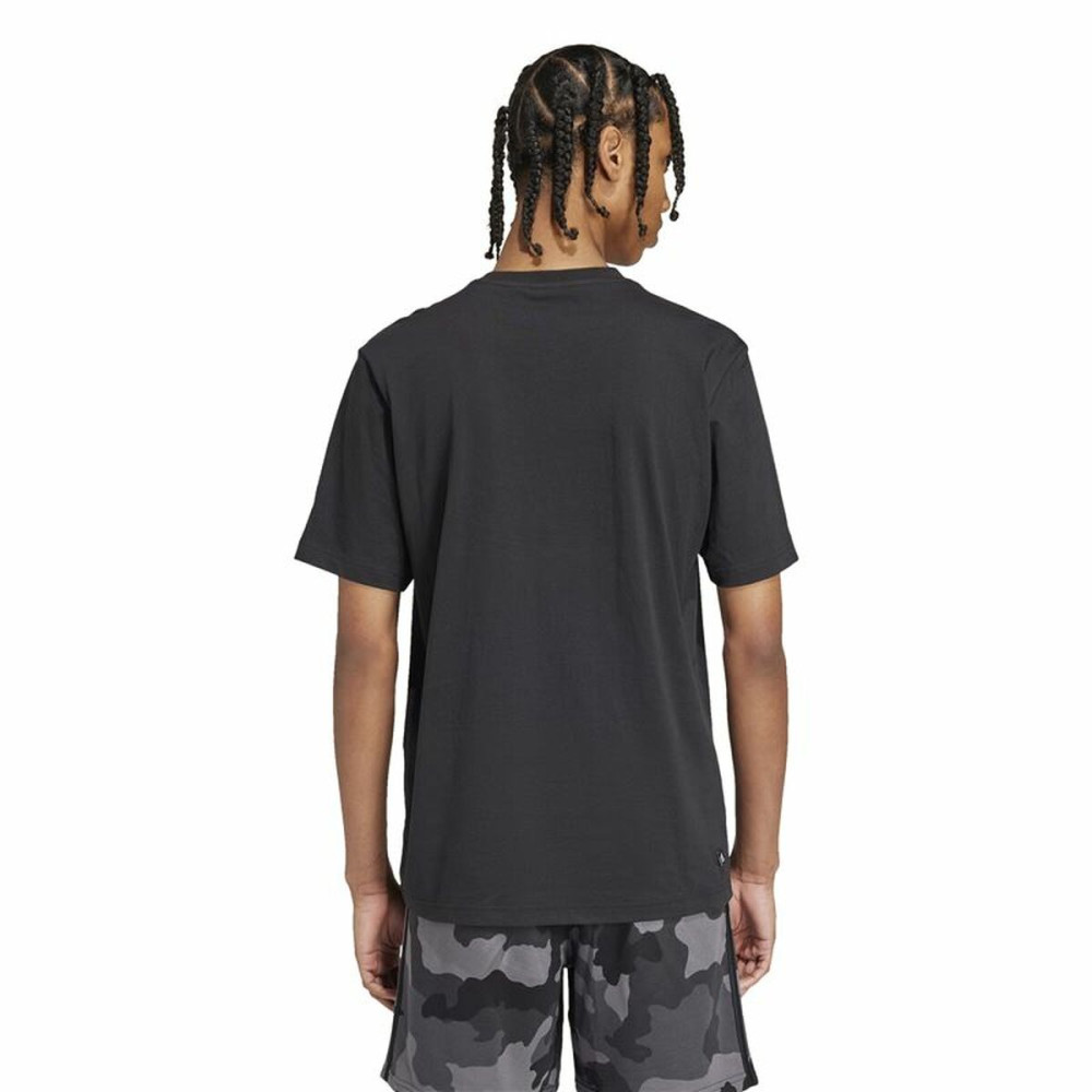 Men’s Short Sleeve T-Shirt Adidas Remoji Pocket Graphic Black