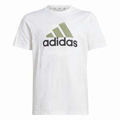 Unisex Short Sleeve T-Shirt Adidas Essentials White