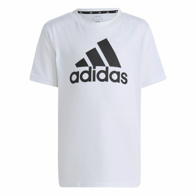 Unisex Short Sleeve T-Shirt Adidas Lk Bl Co White