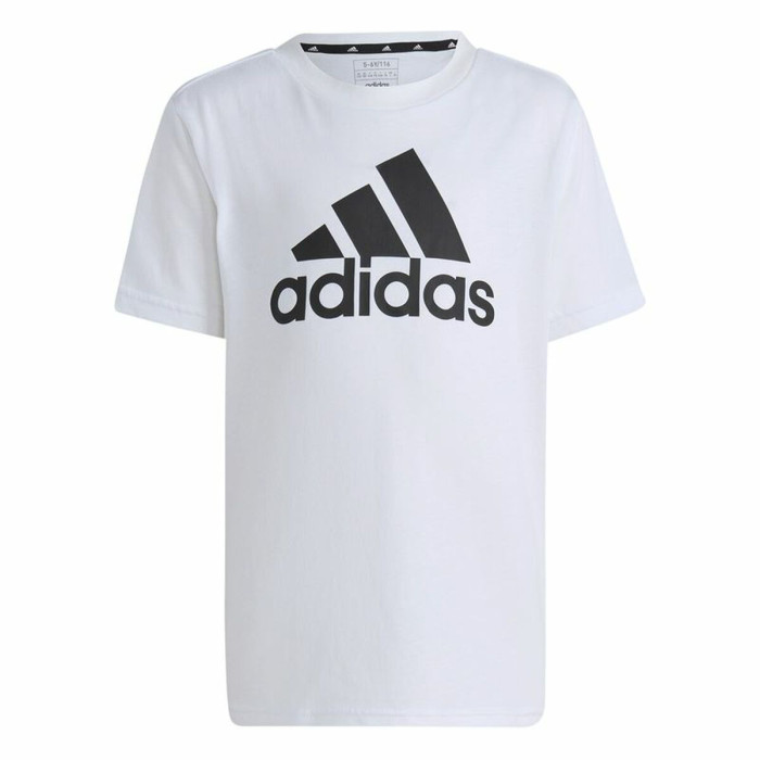 Unisex Short Sleeve T-Shirt Adidas Lk Bl Co White