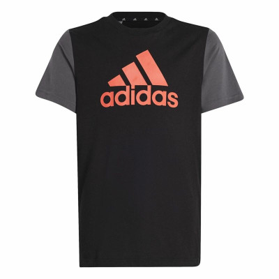 Unisex Short Sleeve T-Shirt Adidas Essentials Black