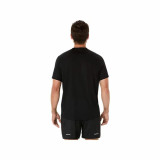 Men’s Short Sleeve T-Shirt Asics Fujitrail Logo Ss Top Black
