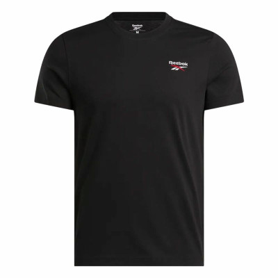 Men’s Short Sleeve T-Shirt Reebok Identity Smal Black