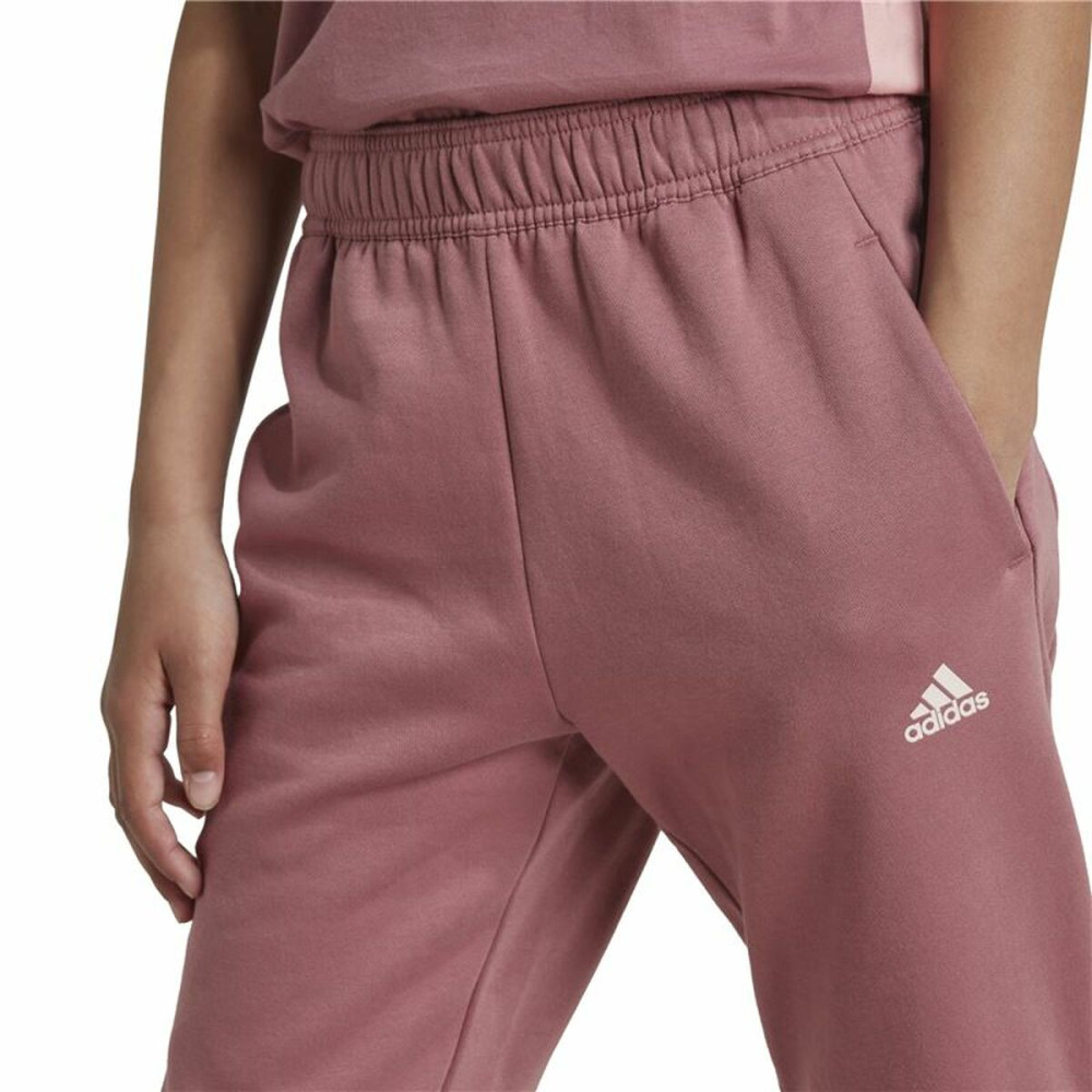 Long Sports Trousers Adidas Tiberio 3-Stripes Colorblock Pink