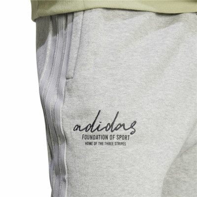 Long Sports Trousers Adidas Brand Love French Terry Grey Men