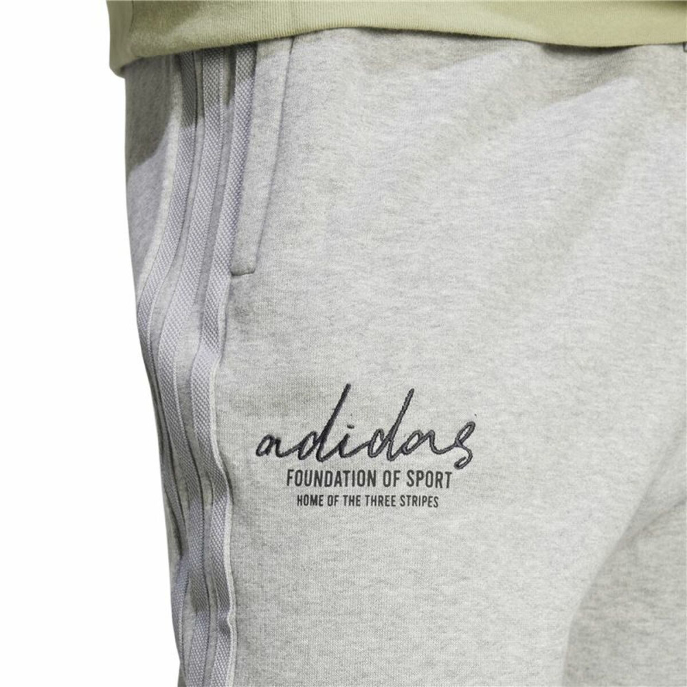 Long Sports Trousers Adidas Brand Love French Terry Grey Men