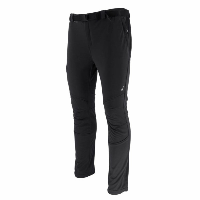 Long Sports Trousers Joluvi Soft-Tech Black